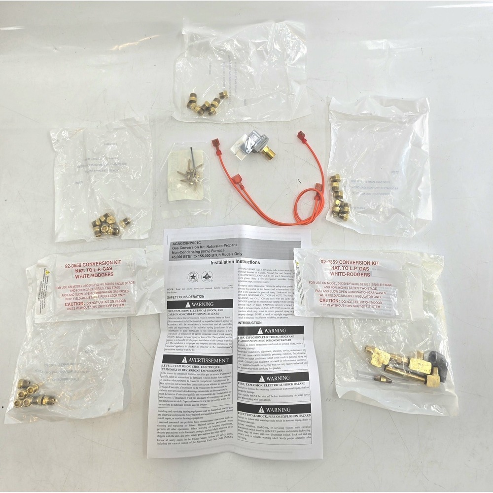 NEW Gas Conversion Kit Carrier AGAGC 8NP 80% Natural To LP Bryant Payne